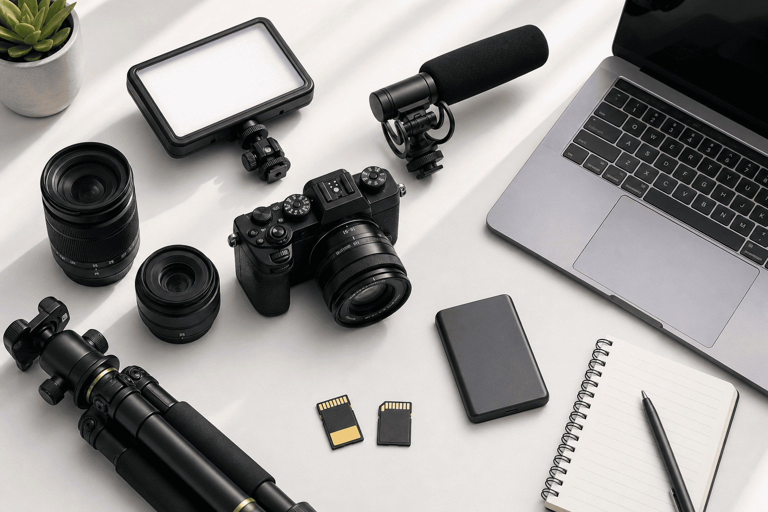 bhphotovideo.com buying guide for creators: cameras, audio, lighting